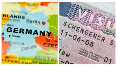 документы для визы в Германию